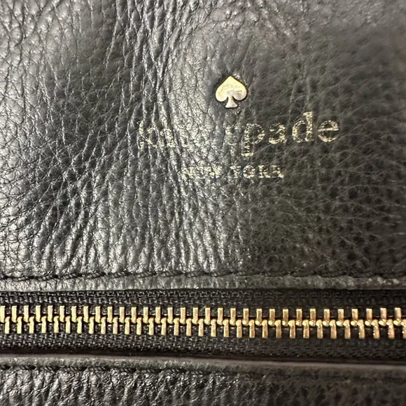 Kate Spade Black Leather Crossbody Bag - Picture 2 of 15